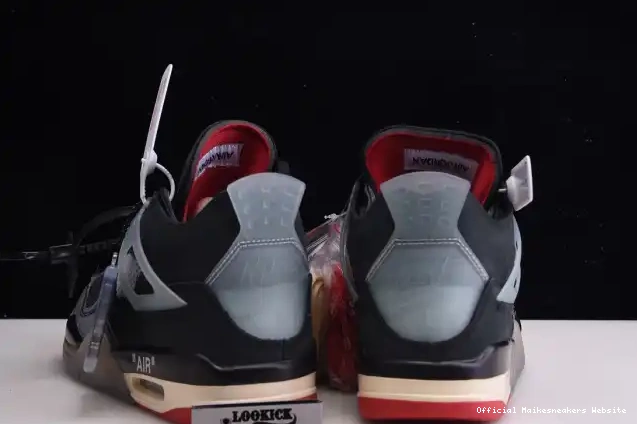 Official Maikesneakers CV9388-001 x Bred White Jordan Retro Off 4 Air 0323